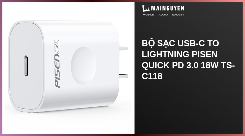 B S C Usb C To Lightning Pisen Quick Pd W Ts C A