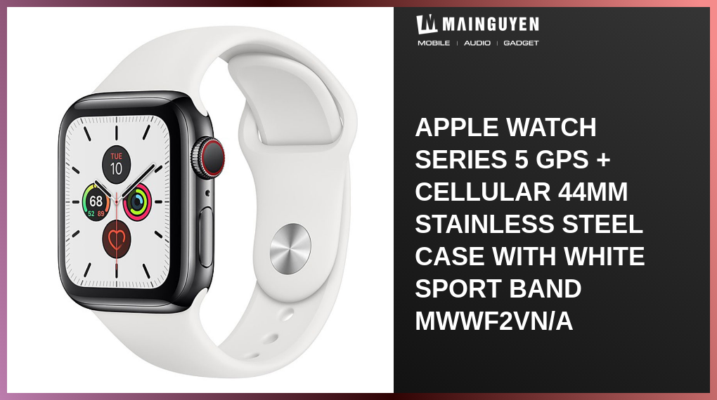 Apple Watch Series GPS Cellular 44mm Stainless Steel Case