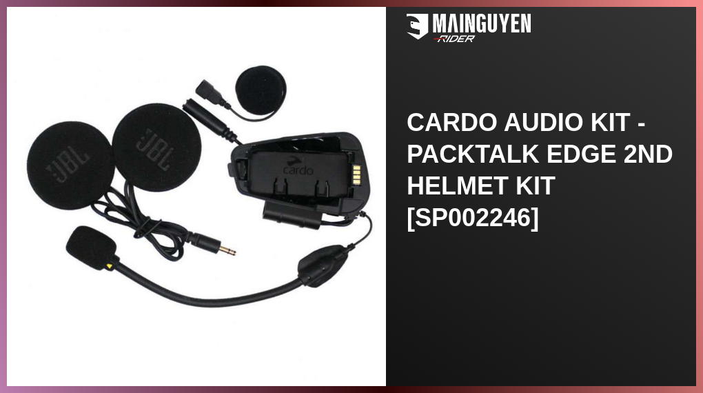 Cardo PackTalk Edge 2nd Helmet Kit