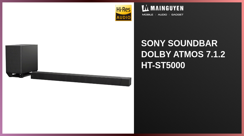 Sony Soundbar Dolby Atmos 7.1.2 HTST5000(L08856) mainguyen.vn