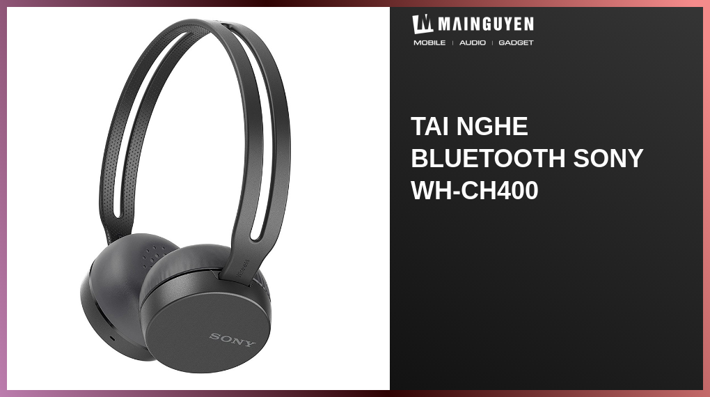 Casque Bluetooth Sony WH-CH400 : Légèreté Et Autonomie Pour Votre Musique