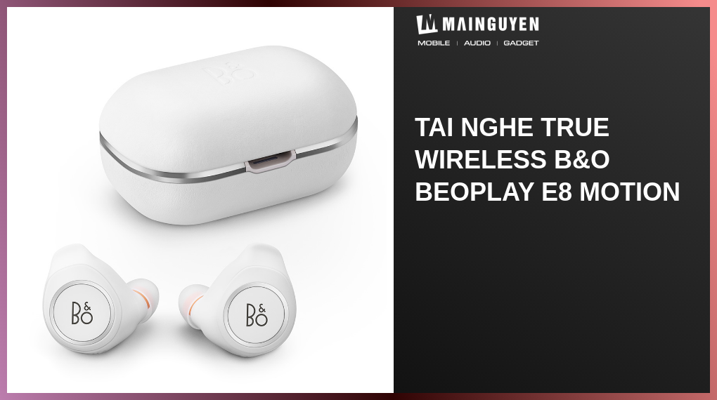 Bang&Olufsen Beoplay E8 Motion White 美品 Bang & Olufsen E8 Motion