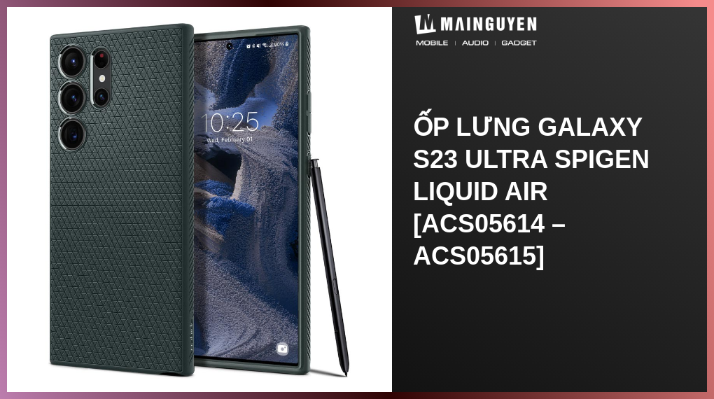 Ốp lưng Galaxy S23 Ultra Spigen Liquid Air [ACS05614 – ACS05615](A51036 ...