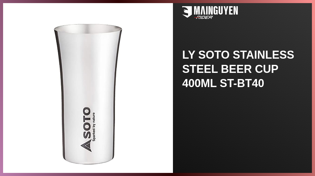 Ly Soto Stainless Steel Beer Cup 400ml ST-BT40(CO51729 ...