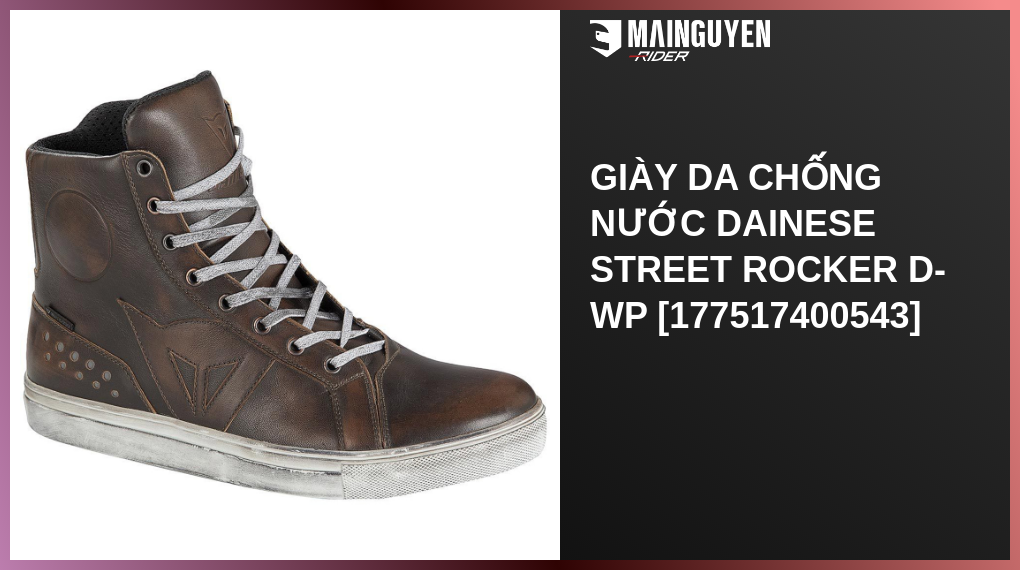 Giày da chống nước Dainese Street Rocker D-WP [177517400543