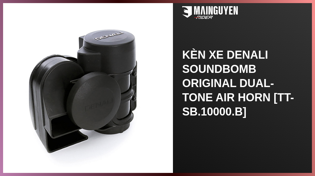 Kèn xe DENALI SoundBomb Original DualTone Air Horn [TTSB.10000.B