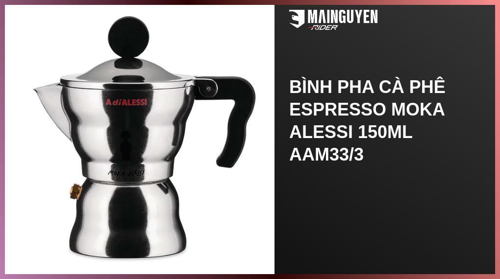 Bình pha cà phê Espresso Moka Alessi 150ml AAM33/3(LL53240)