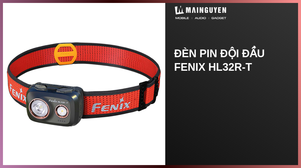 Fenix HL32RTRED -Lampada frontale LED ricaricabile LED/USB IP66