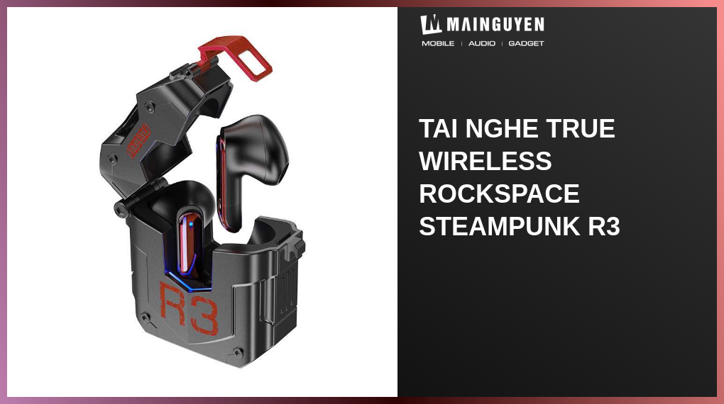 Tai nghe True Wireless Rockspace Steampunk R3(HP53891) | mainguyen.vn