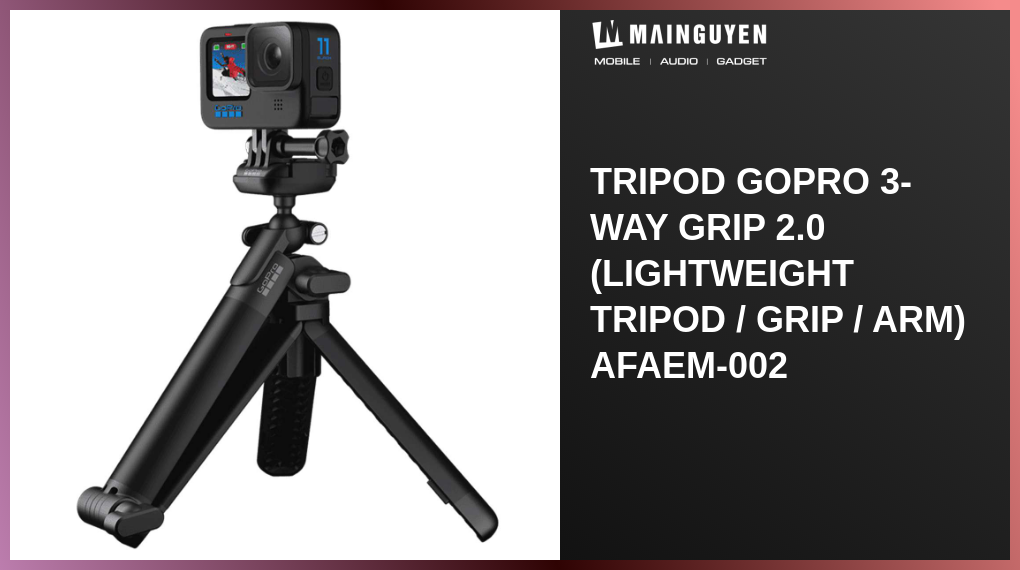 Tripod GoPro 3-Way Grip 2.0 (Lightweight Tripod / Grip / Arm) AFAEM-002 ...