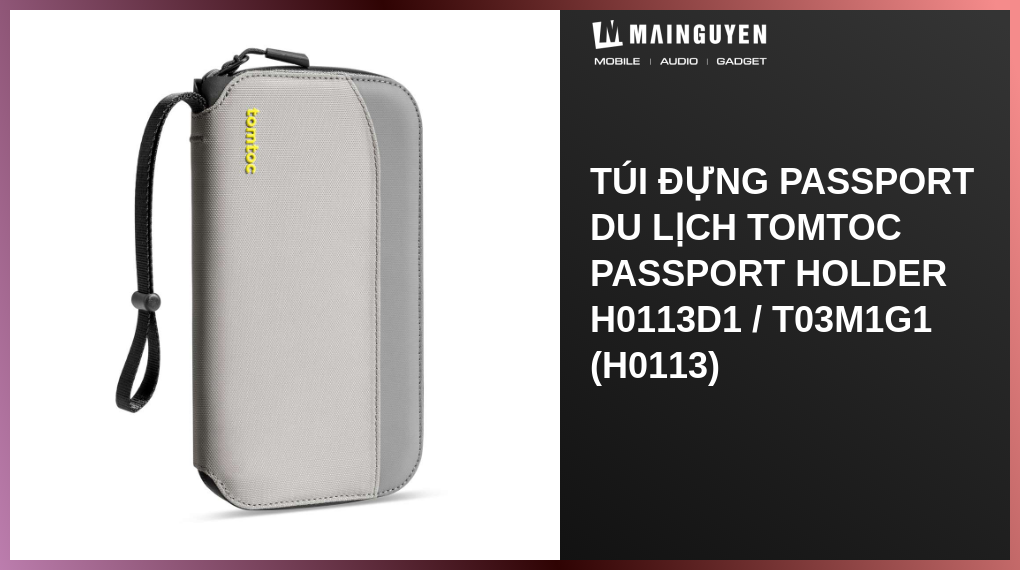 Túi đựng Passport du lịch Tomtoc Passport Holder H0113D1 / T03M1G1