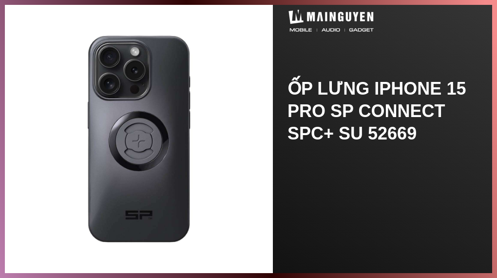 Ốp lưng iPhone 15 Pro SP Connect SPC+ SU 52669(PKT56952) | mainguyen.vn