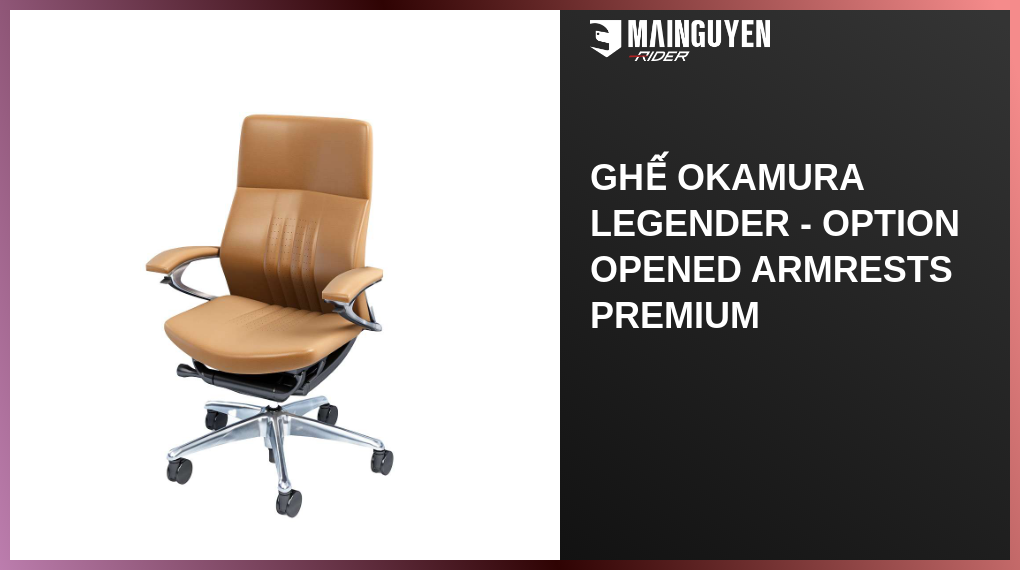 Ghế Okamura Legender - Option Opened Armrests Premium(LL58616 ...